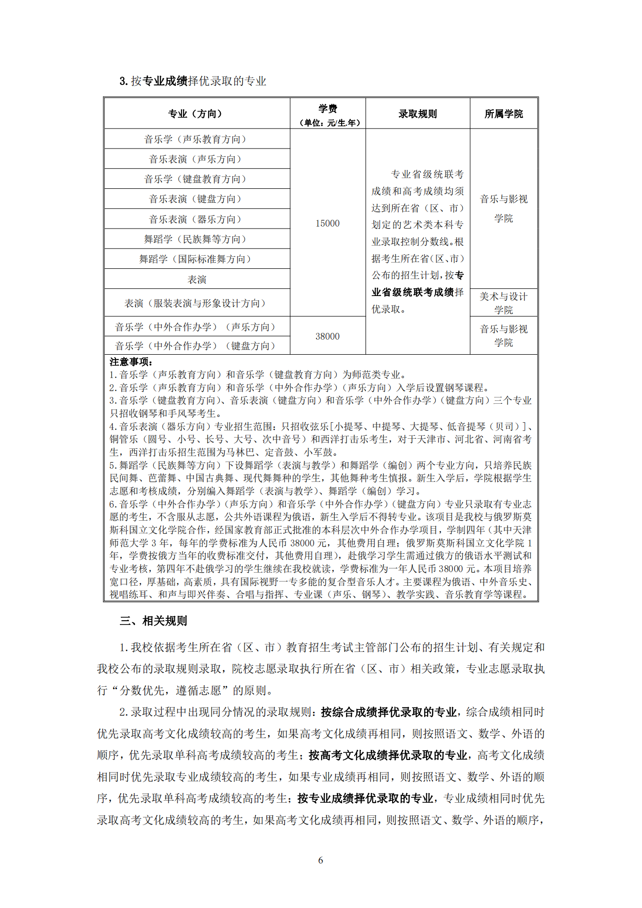 天津师范大学 2023 年艺术类专业招生简章